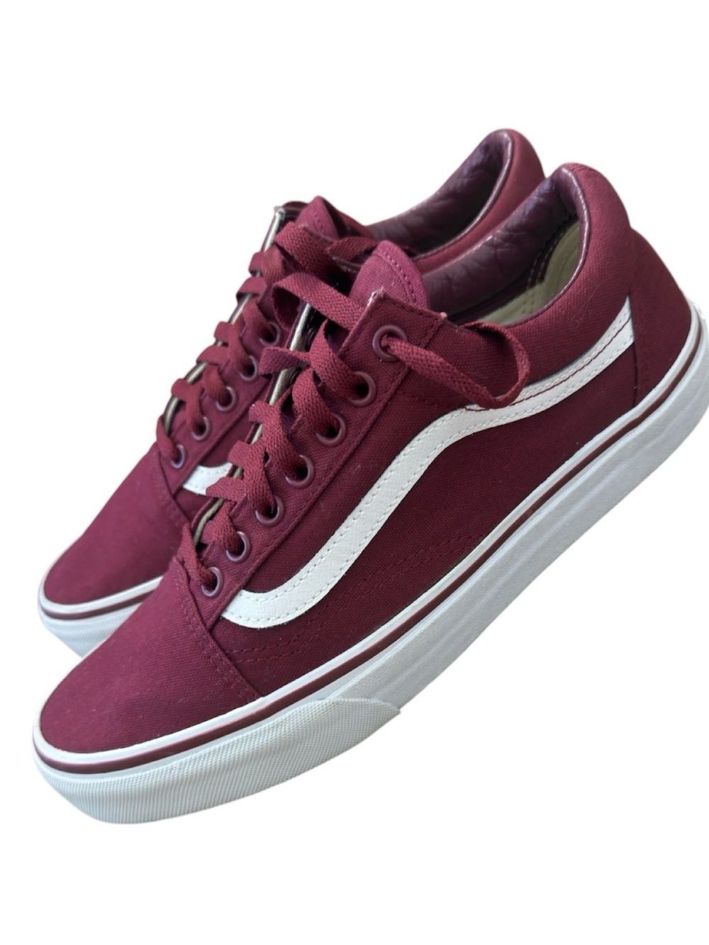Men's Vans Sneakers in Burgundy
